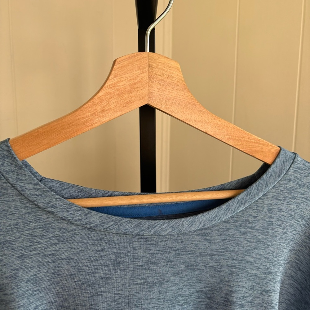 Vineyard Vines Blue Performance Outdoor Stretch Long Sleeve Tee Shirt Mens 5XB